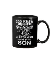 God Knew I Needed A Best Friend- he gave me my son Mug tile