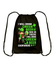 I Will Drink Green Beer Drawstring Bag tile