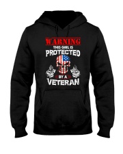 This Girl Is Protected By A Veteran Hooded Sweatshirt tile