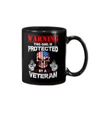 This Girl Is Protected By A Veteran Mug tile