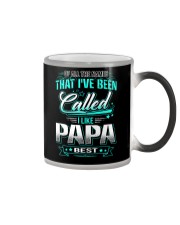 I Like Papa Best Color Changing Mug tile