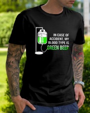 My Blood Type Is Green Beer Classic T-Shirt lifestyle-mens-crewneck-front-7