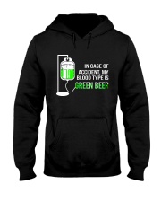 My Blood Type Is Green Beer Hooded Sweatshirt tile