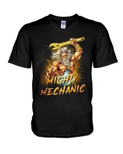 Mighty Mechanic V-Neck T-Shirt tile