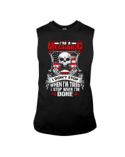 I am a mechanic I Stop When I Am Done Sleeveless Tee tile