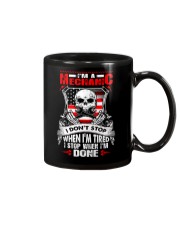 I am a mechanic I Stop When I Am Done Mug tile