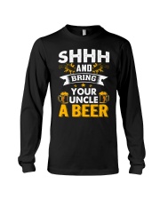 shhh and bring your uncle a beer Long Sleeve Tee tile