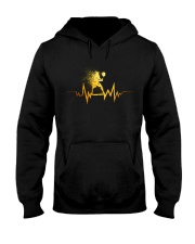 Badminton Heartbeat Hooded Sweatshirt thumbnail