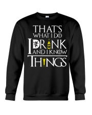 That's What I Do I Drink Ver 2 Crewneck Sweatshirt tile