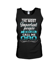 The Most Important People Call Me Dad Unisex Tank tile