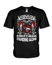 Stand Up For What You Belive In V-Neck T-Shirt tile