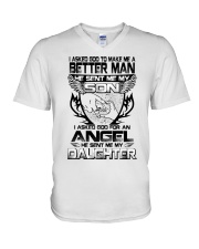 My Son My Daughter V2 V-Neck T-Shirt tile