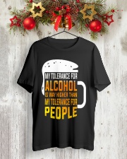 My Tolerance For Alcohol Classic T-Shirt lifestyle-holiday-crewneck-front-2