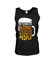 My Tolerance For Alcohol Unisex Tank tile