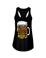 My Tolerance For Alcohol Ladies Flowy Tank tile