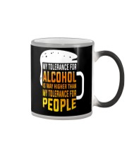 My Tolerance For Alcohol Color Changing Mug tile
