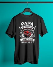 Papa One Who Breaks All The Rules and love every Classic T-Shirt lifestyle-mens-crewneck-front-3
