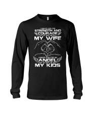 My wife and my kids Long Sleeve Tee tile