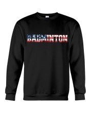 Badminton American Flag Crewneck Sweatshirt thumbnail