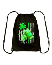 St-Patrick Flag - Beer Splash Drawstring Bag tile