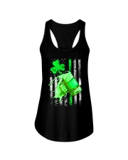 St-Patrick Flag - Beer Splash Ladies Flowy Tank tile