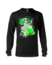 St Patrick Flag - Beer Splash Aus Long Sleeve Tee tile