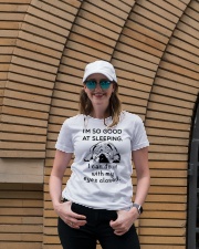 I AM SO GOOD AT SLEEPING Ladies T-Shirt lifestyle-women-crewneck-front-4