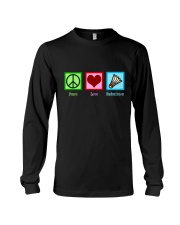 Peace Love Badminton Long Sleeve Tee thumbnail