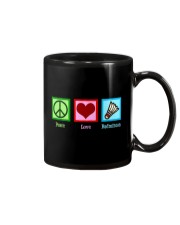 Peace Love Badminton Mug thumbnail