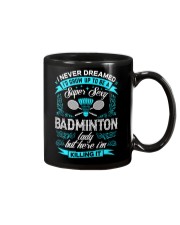 Super Sexy Badminton Lady Mug thumbnail