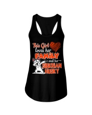 This Girl Love Her Husky Ladies Flowy Tank tile