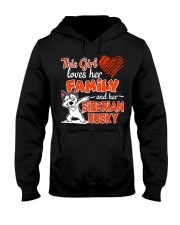 This Girl Love Her Husky Hooded Sweatshirt tile