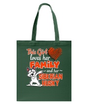 This Girl Love Her Husky Tote Bag tile