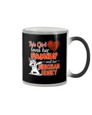 This Girl Love Her Husky Color Changing Mug tile