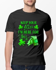 St Patrick Flag - I'm Here For This Beer Classic T-Shirt lifestyle-mens-crewneck-front-13