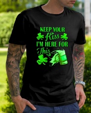St Patrick Flag - I'm Here For This Beer Classic T-Shirt lifestyle-mens-crewneck-front-7