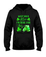 St Patrick Flag - I'm Here For This Beer Hooded Sweatshirt thumbnail