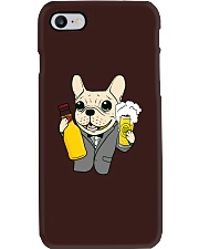 Funny Cute Dog With Beer Phone Case tile