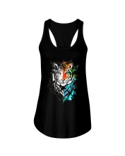 Tiger Graffiti Ver 4 Ladies Flowy Tank tile