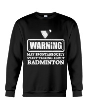 Talking About Badminton Crewneck Sweatshirt thumbnail
