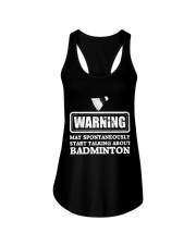 Talking About Badminton Ladies Flowy Tank thumbnail