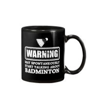 Talking About Badminton Mug thumbnail