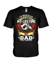 Dad My Favorite V-Neck T-Shirt tile