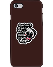 Drink Coffee Pet Bulldog Phone Case tile