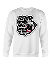 Drink Coffee Pet Bulldog Crewneck Sweatshirt tile
