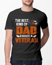 The Best Kind Of Dad Raises A Veteran Classic T-Shirt lifestyle-mens-crewneck-front-13