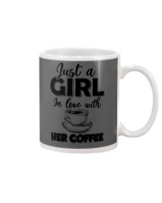 just a girl in love with her cofffee Mug tile