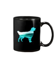 Golden Retriever Beach Mug tile