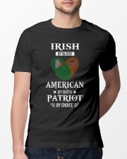 Irish By Blood - American By Birth Classic T-Shirt lifestyle-mens-crewneck-front-13