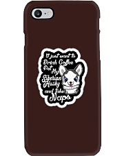 Drink Coffee Pet Husky Phone Case tile